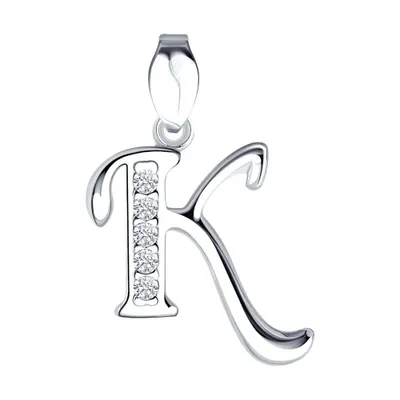 кулон из серебро