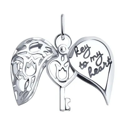 Подвеска из серебра с эмалью из серебро