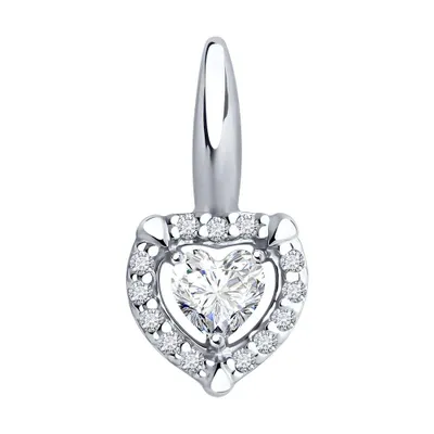 кулон из серебро