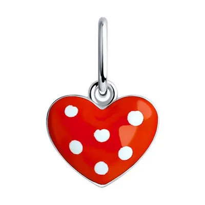 Подвеска из серебра с эмалью из серебро