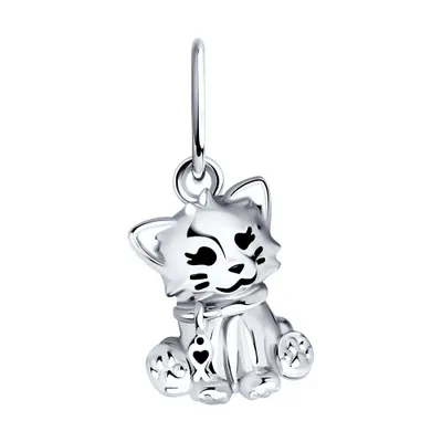 Подвеска-шарм из серебра с эмалью из серебро