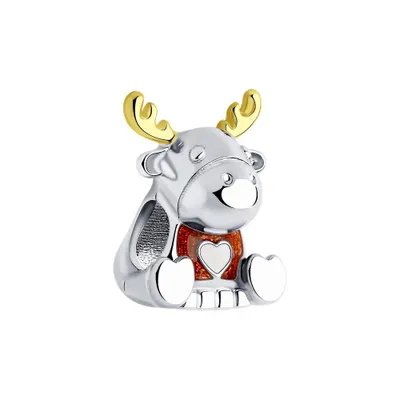 Подвеска-шарм из серебра с эмалью из серебро