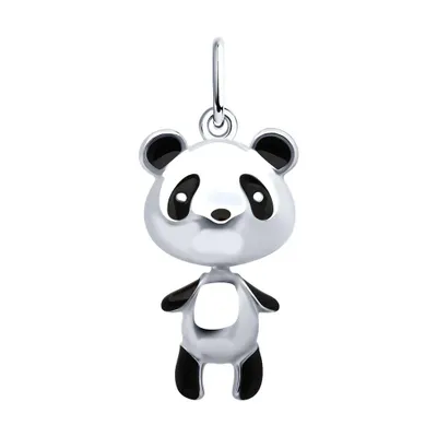 Подвеска из серебра с эмалью из серебро