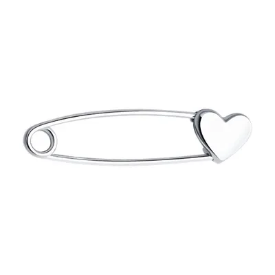 брошь из серебро