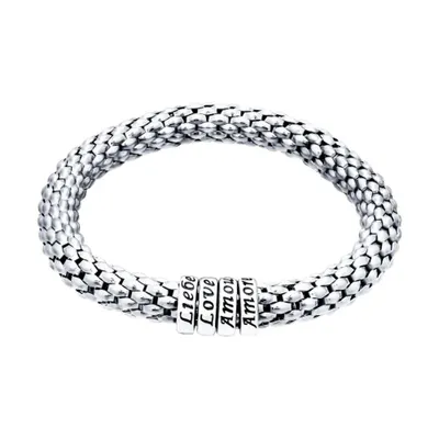 Браслет из серебра с эмалью из серебро