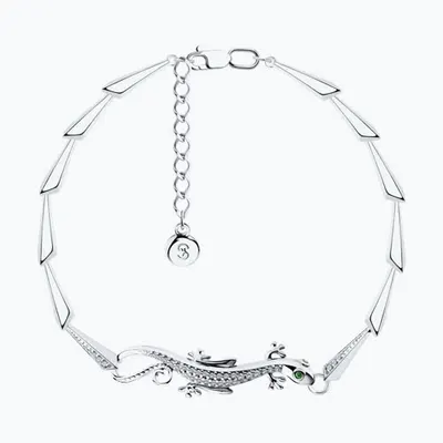 Браслет из серебра с фианитами из серебро