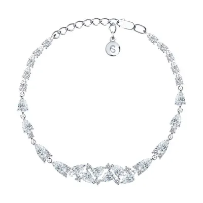 Браслет из серебра с фианитами из серебро