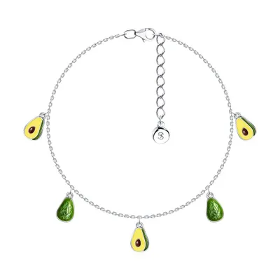 Браслет из серебра с эмалью из серебро