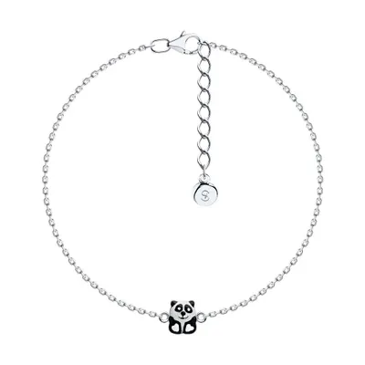 Браслет из серебра с эмалью из серебро