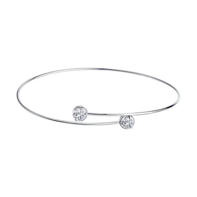 Браслет из серебра с фианитами из серебро