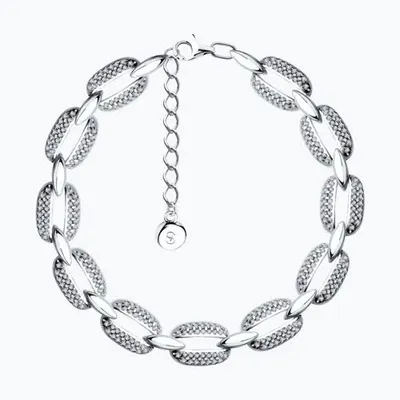 Браслет из серебра с фианитами из серебро