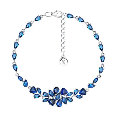 Браслет из серебра с фианитами из серебро