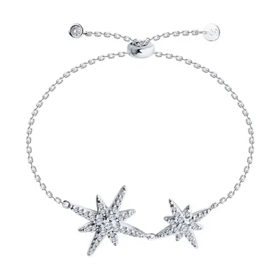 Браслет из серебра с фианитами из серебро