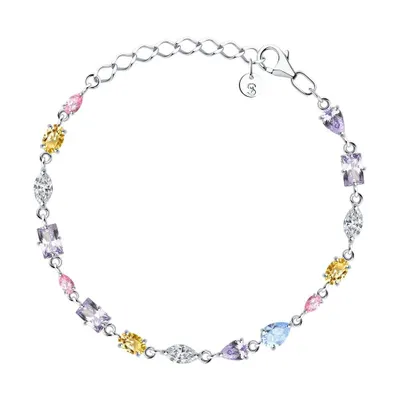 Браслет из серебра с фианитами из серебро