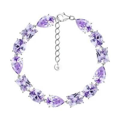 Браслет из серебра с фианитами из серебро