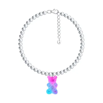 Браслет из серебра со смолой из серебро