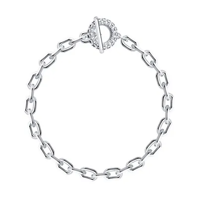 Браслет из серебра с фианитами из серебро