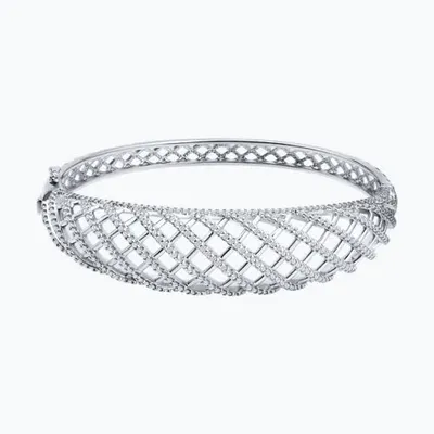 Браслет из серебра с фианитами из серебро