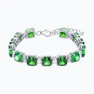 Браслет из серебра с фианитами из серебро