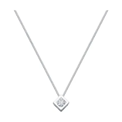 Колье из серебра с фианитом из серебро