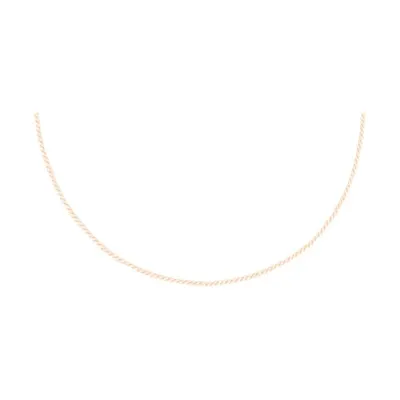 Текстильный шнурок с серебряным замком из серебро