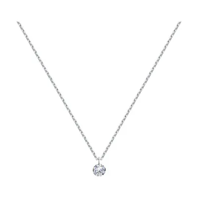 Колье из серебра с фианитом из серебро