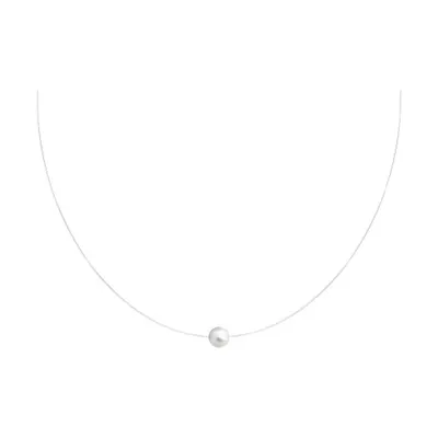 Колье из серебра с жемчугом из серебро