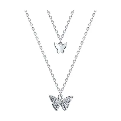 Колье из серебра с фианитами из серебро