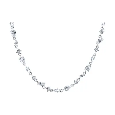Колье из серебра с фианитами из серебро