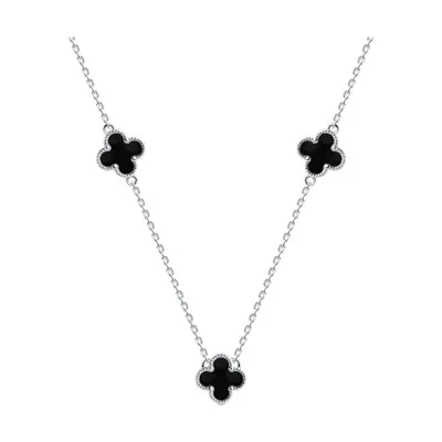 Колье из серебра с эмалью из серебро