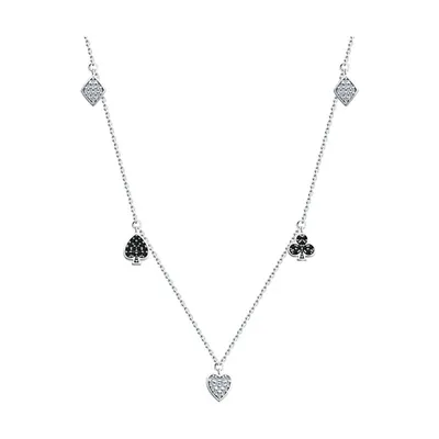 Колье из серебра с фианитами из серебро