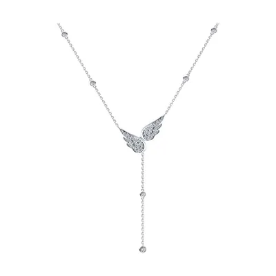 Колье из серебра с фианитами из серебро