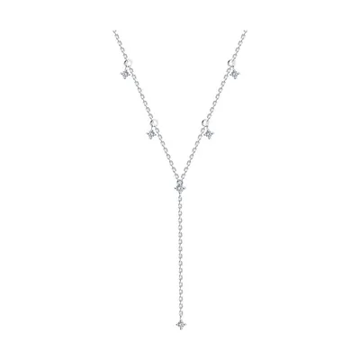 Колье из серебра с фианитами из серебро