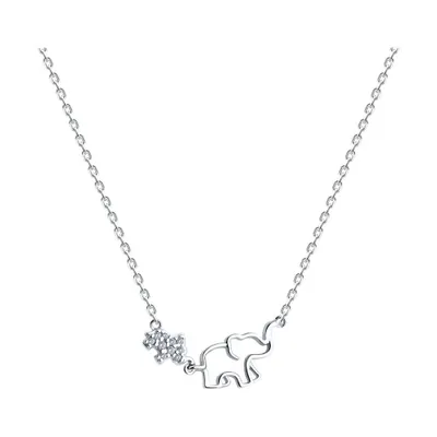 Колье из серебра с фианитами из серебро