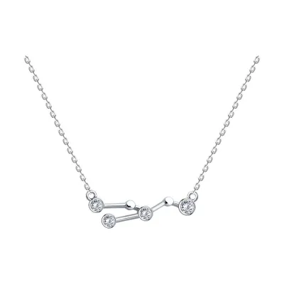 Колье из серебра с фианитами из серебро