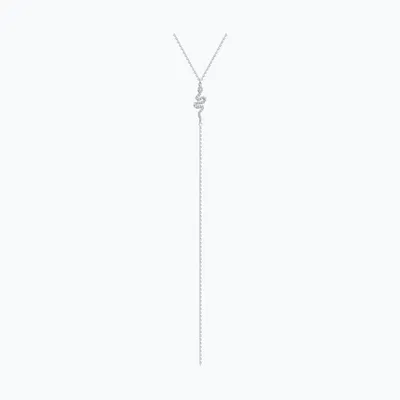 Колье из серебра с фианитами из серебро