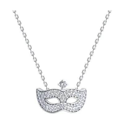 Колье из серебра с фианитами из серебро