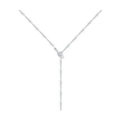 Колье из серебра с фианитом из серебро