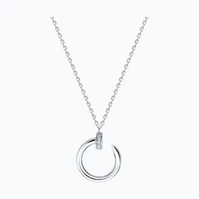 Колье из серебра с фианитами из серебро