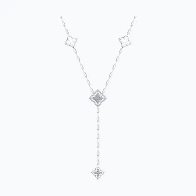 Колье из серебра с фианитами из серебро