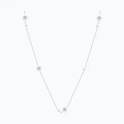 Колье из серебра с фианитами из серебро