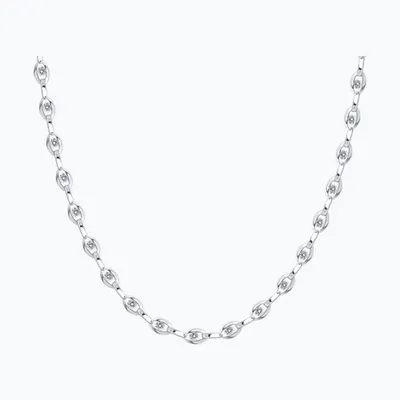 Колье из серебра с фианитами из серебро