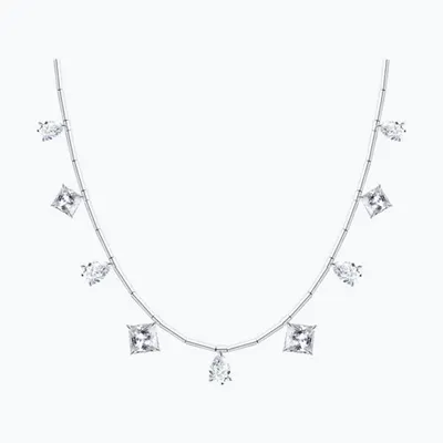 Колье из серебра с фианитами из серебро