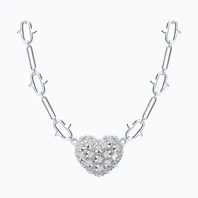 Колье из серебра с фианитами из серебро