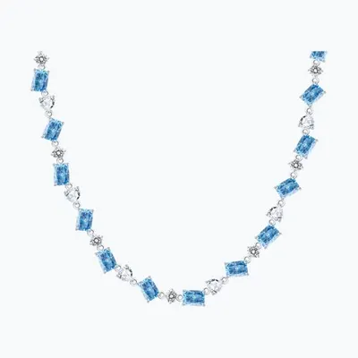 Колье из серебра с фианитами из серебро