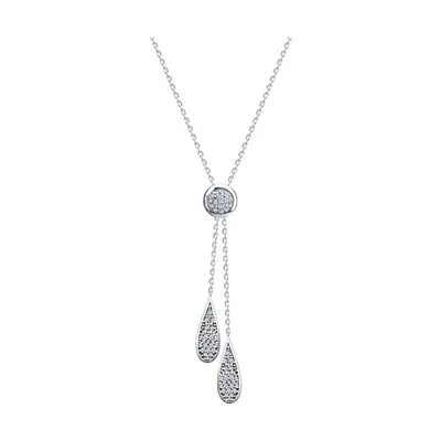 Колье из серебра с фианитами из серебро