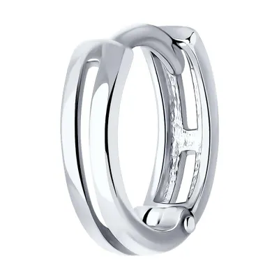 cерьга из серебро