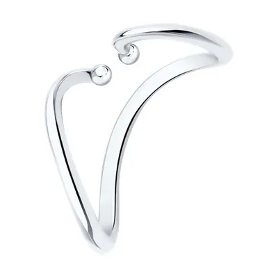 Серьга из серебра из серебро