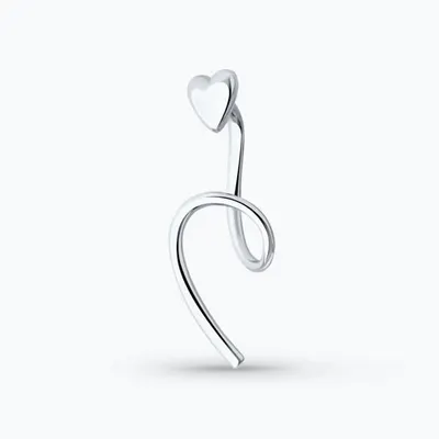 Серьга из серебра из серебро