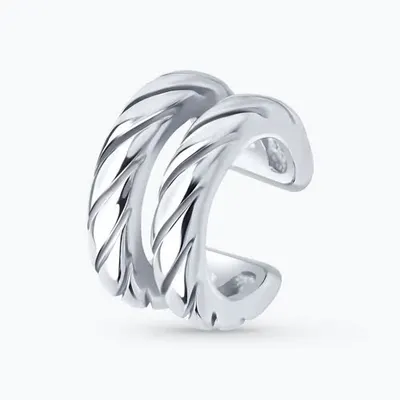 Серьга из серебра из серебро